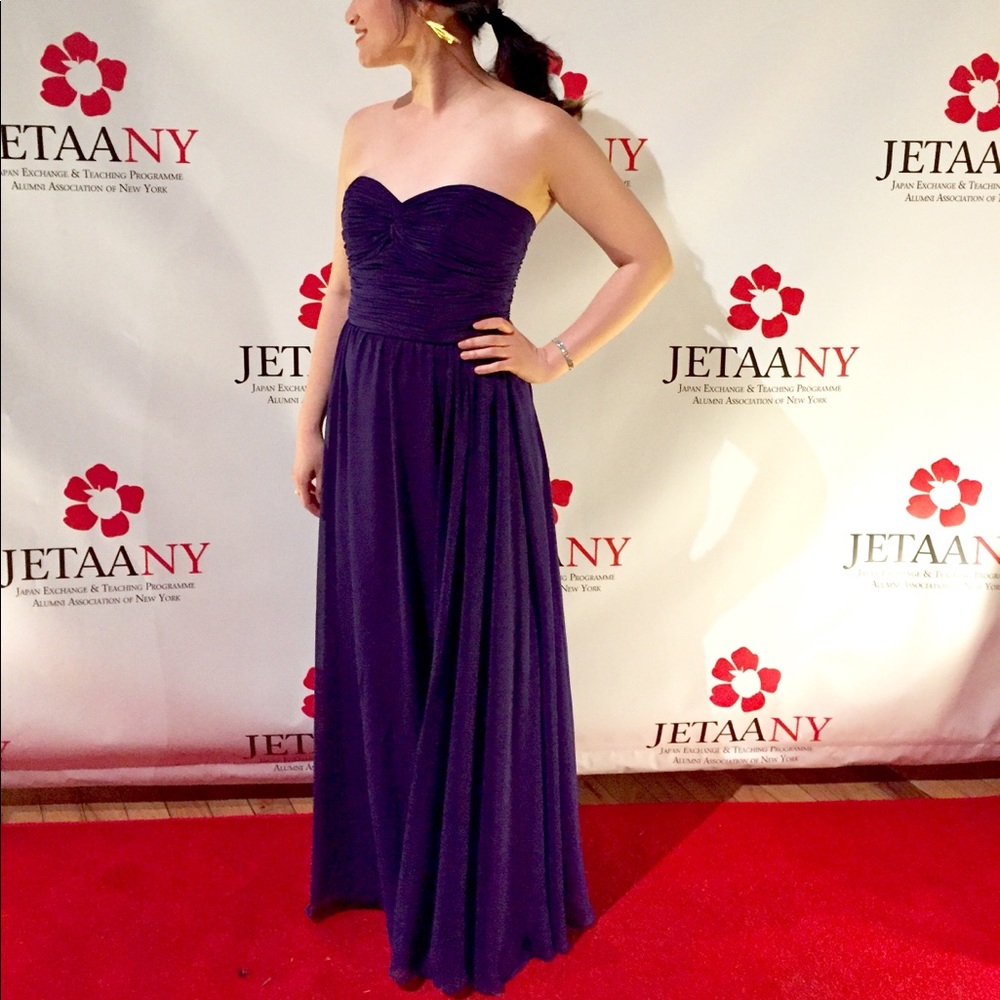 Mori Lee dress (purple)